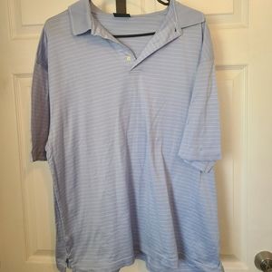 (583) Ping Men's Golf Polo Shirt, Color: Lt. Blue, Size: Large